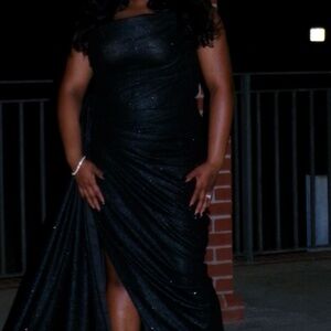 Albina Dyla Evening Gown, Black - 14